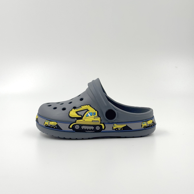 KIDS BLACK BOYS SLIP ON SHOES EVA CLOGS COOL SHOES FOR BOYS 