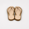 Wholesale Women's Metallic Strap Flip Flops EVA Sole Supplier
