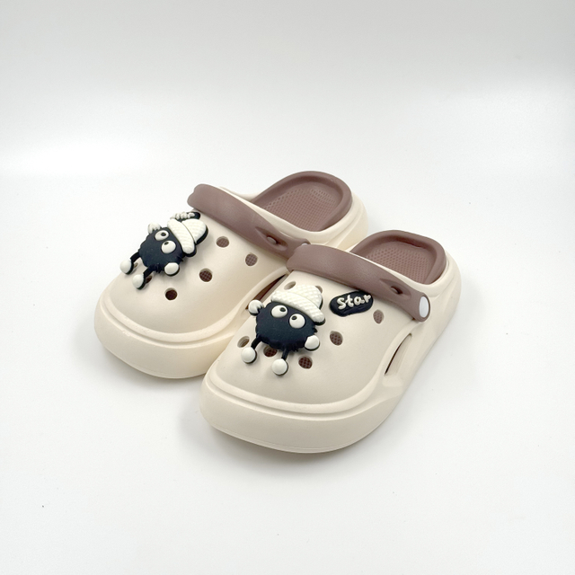 KIDS EVA BEST SUMMER COOL CLOGS WITH CARTOON PATCH 
