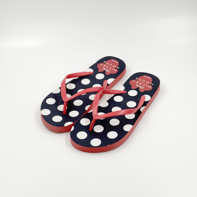 LADY MINNIE SHOES POLKA DOT NON-SLIPPERY FLIP FLOPS 