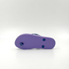 Wholesale Blue Floral Print Kids Flip Flops with Dark Straps