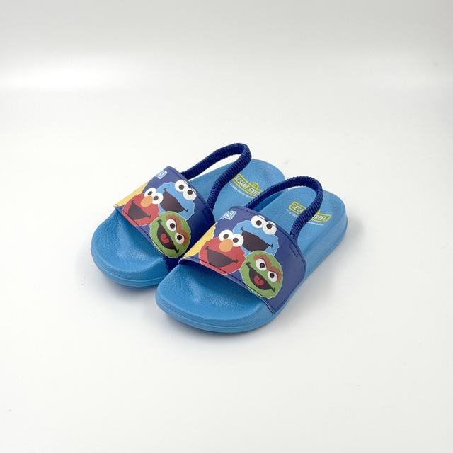 CHILDREN'S SLIDE SANDALS OPEN-TOE SANDALS SESAME STREET SHOES 