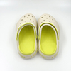 CREAM EVA CLOGS KIDS CUSTOM LOGO