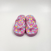 Kids Light Up Flip Flops with Colorful Heart Print Wholesale