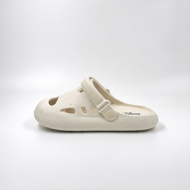 Bulk Kids Off-White Minimalist EVA Clogs Lightweight Garden Shoes