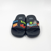 Marvel Avengers Black Slide Slippers with 3D Character Details Wholesale
